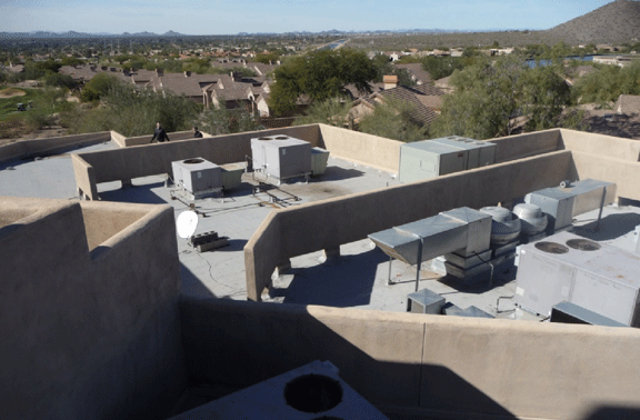 HVAC roof